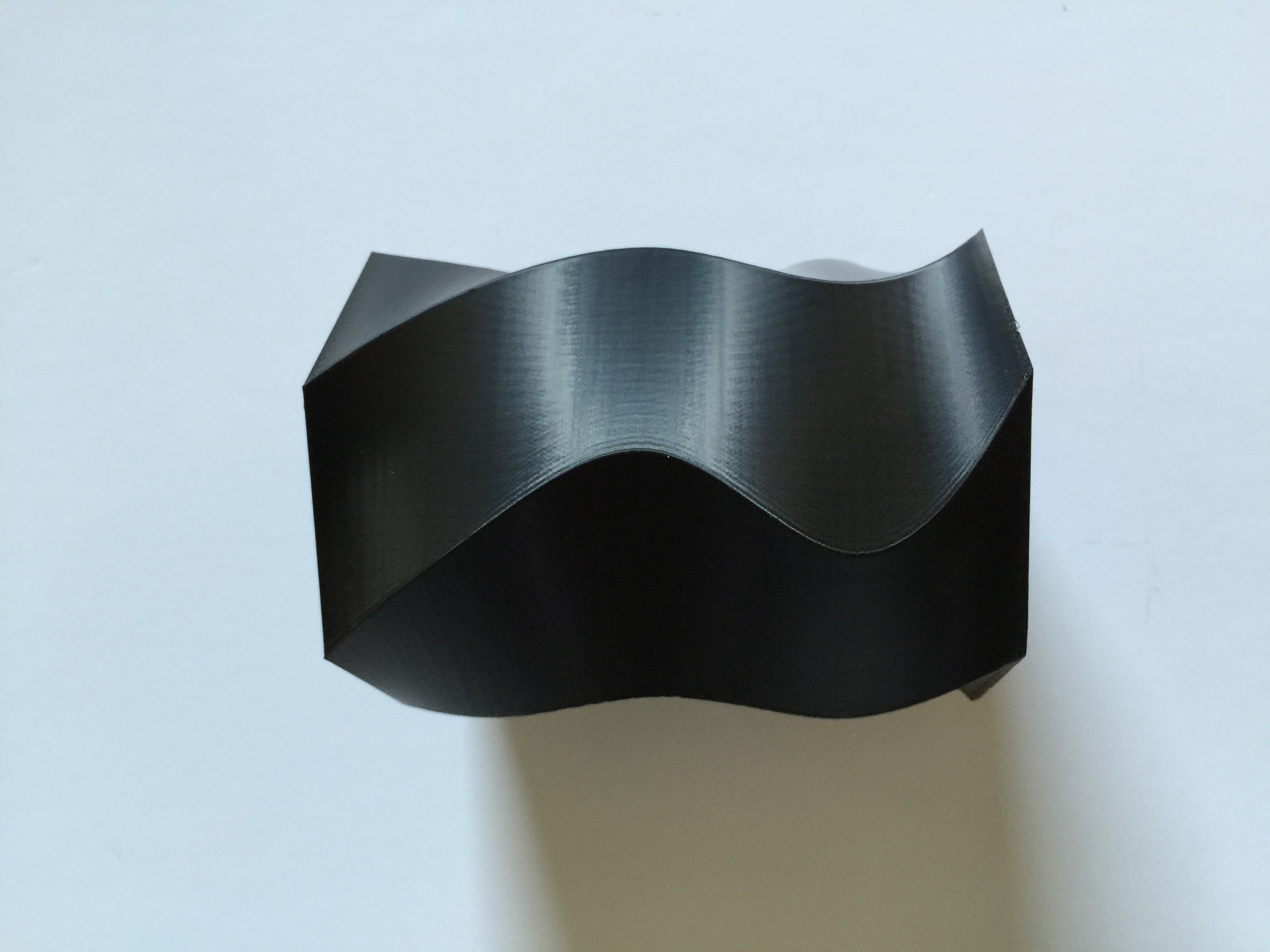 Spiral-hex vase