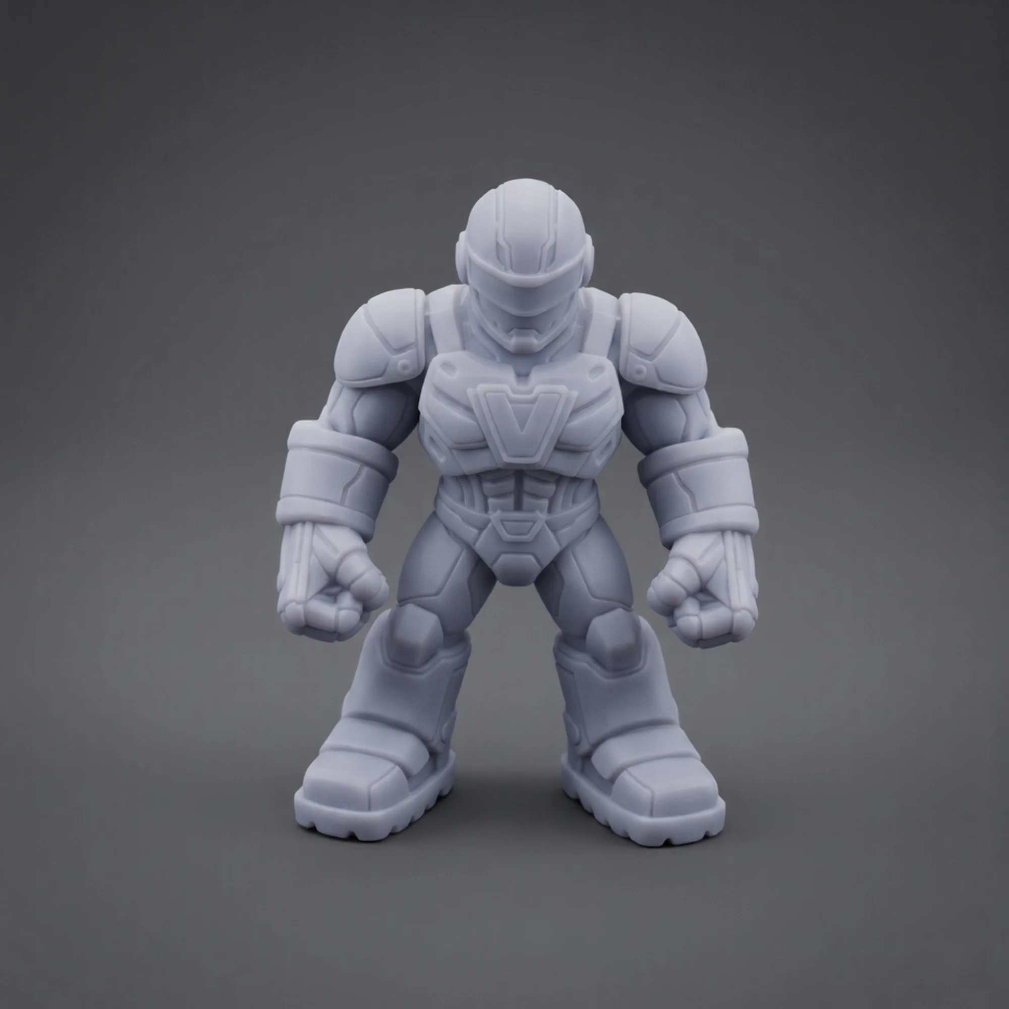 FREE 80s Retro Art Toy / Keshi Mini-Figure - Turbo Titan (Pre-Supported Resin Print)