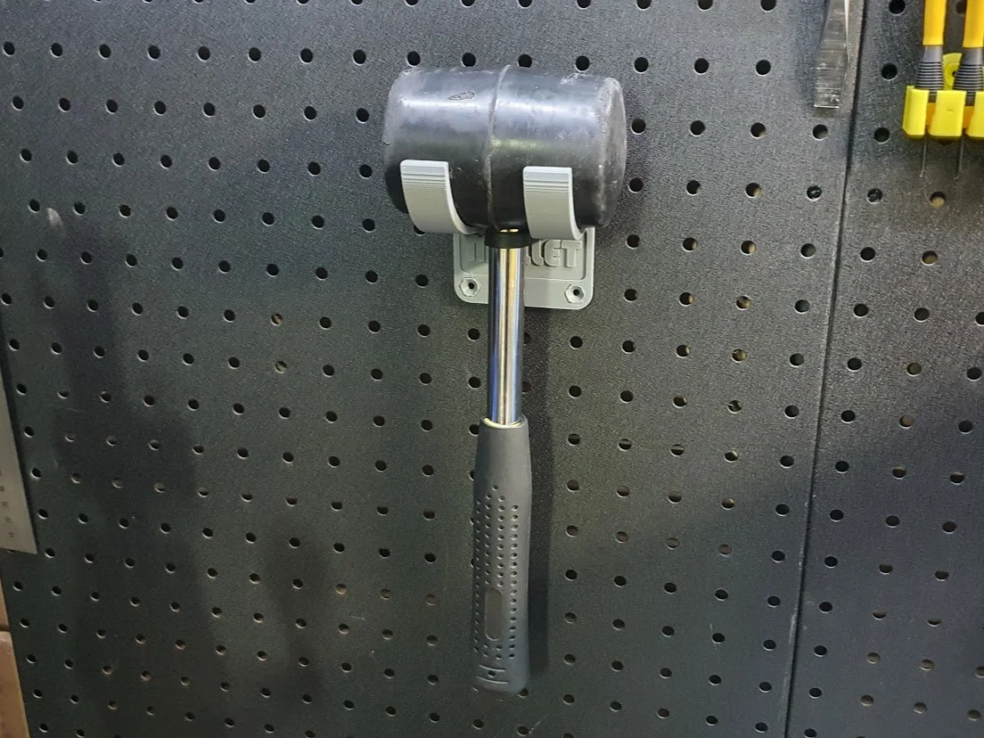 Pegboard Mallet Holder