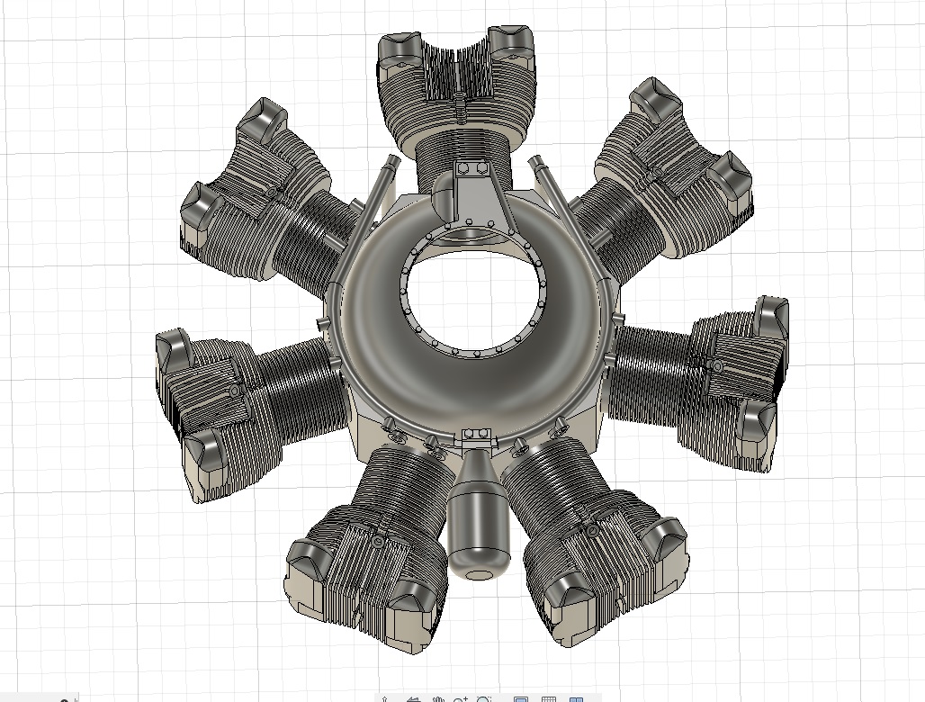 7 Cylinder Dummy Radial Mk2
