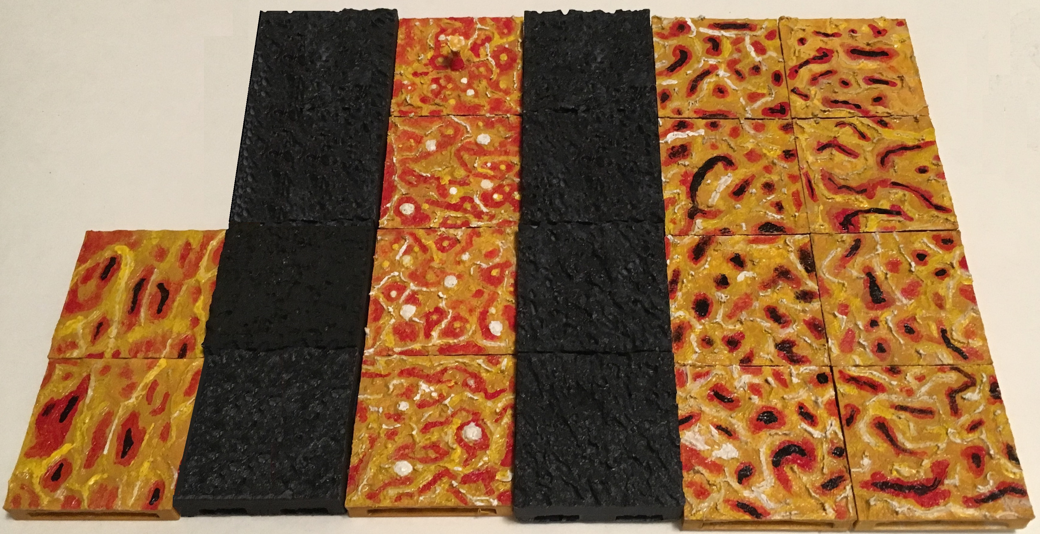 Miniature Additional Magma Tiles with OpenLOCK