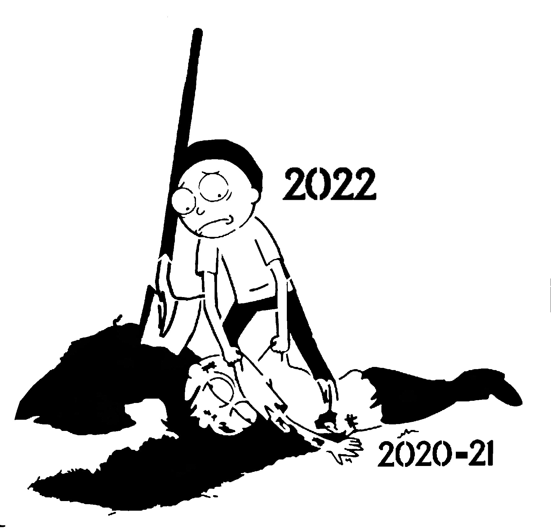 Morty Smith stencil 3