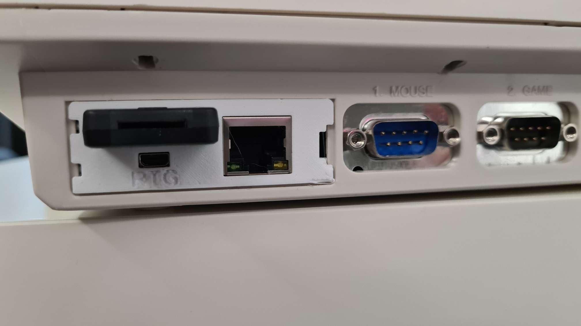 A1200 Back Trap Door MicroHDMI, Network and internal microSD