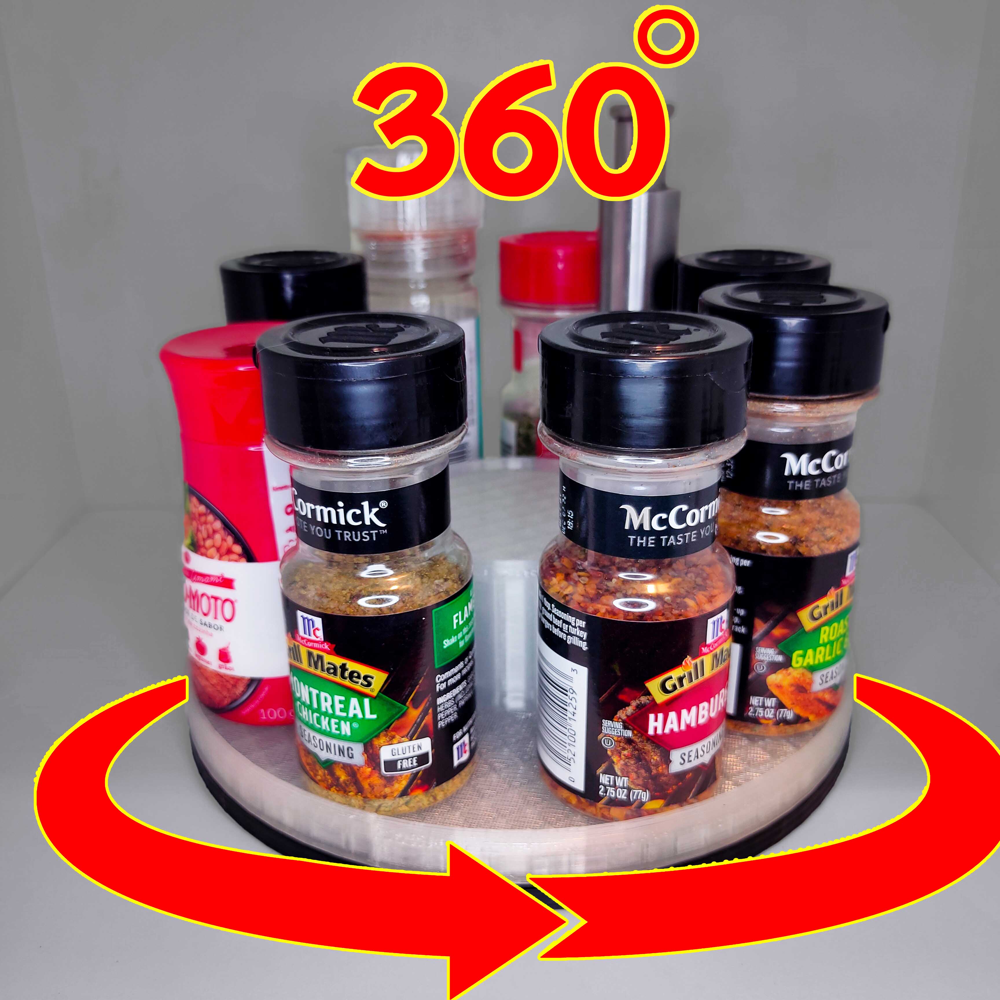 Kitchen Rotating Spice Rack