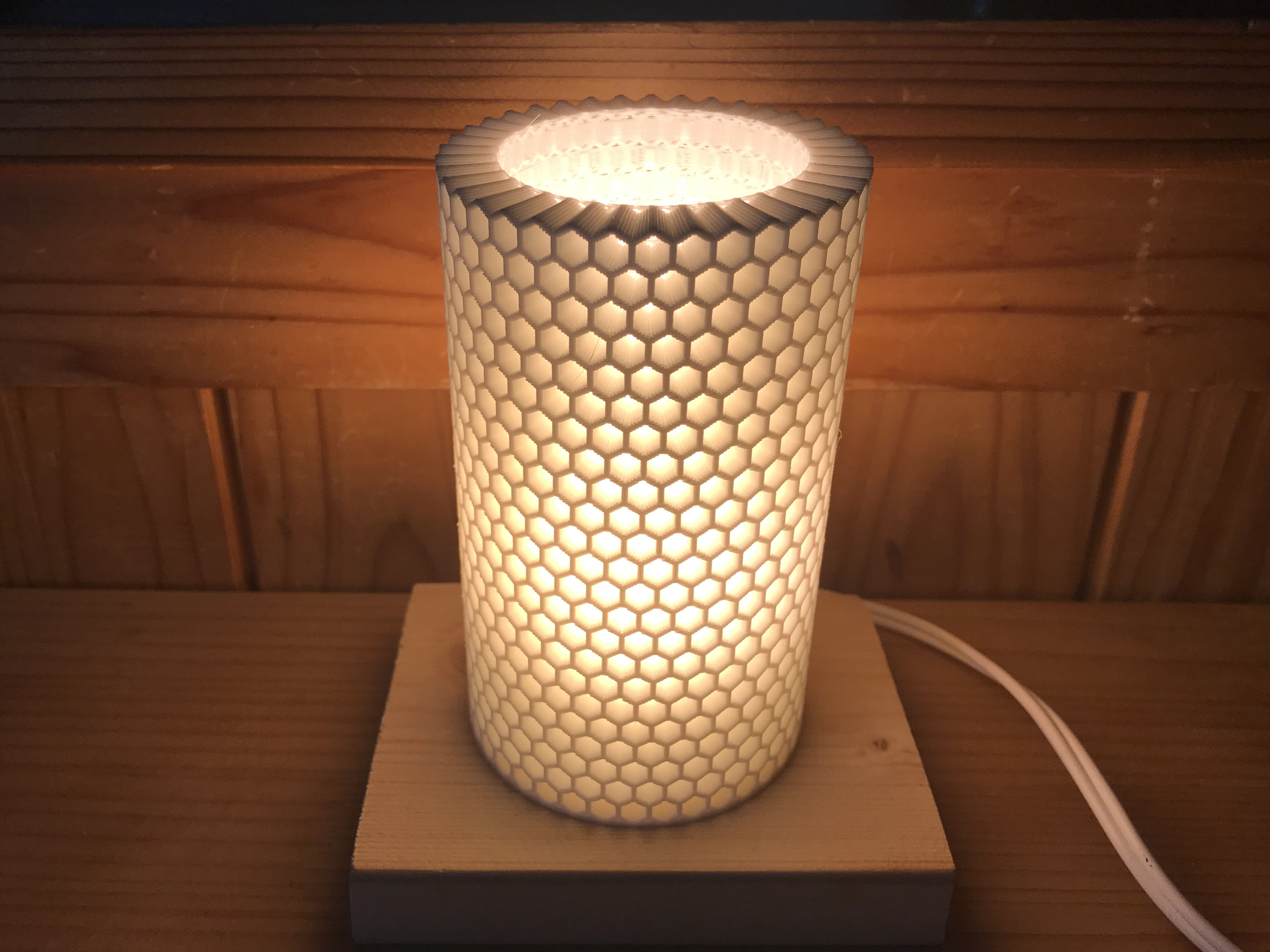 Small HoneyComb Lamp Shade Remix