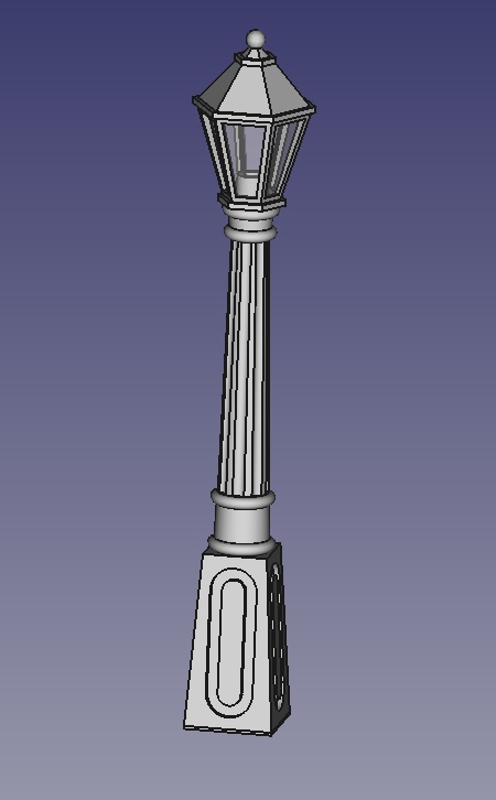 Streetlamp Model 1:25
