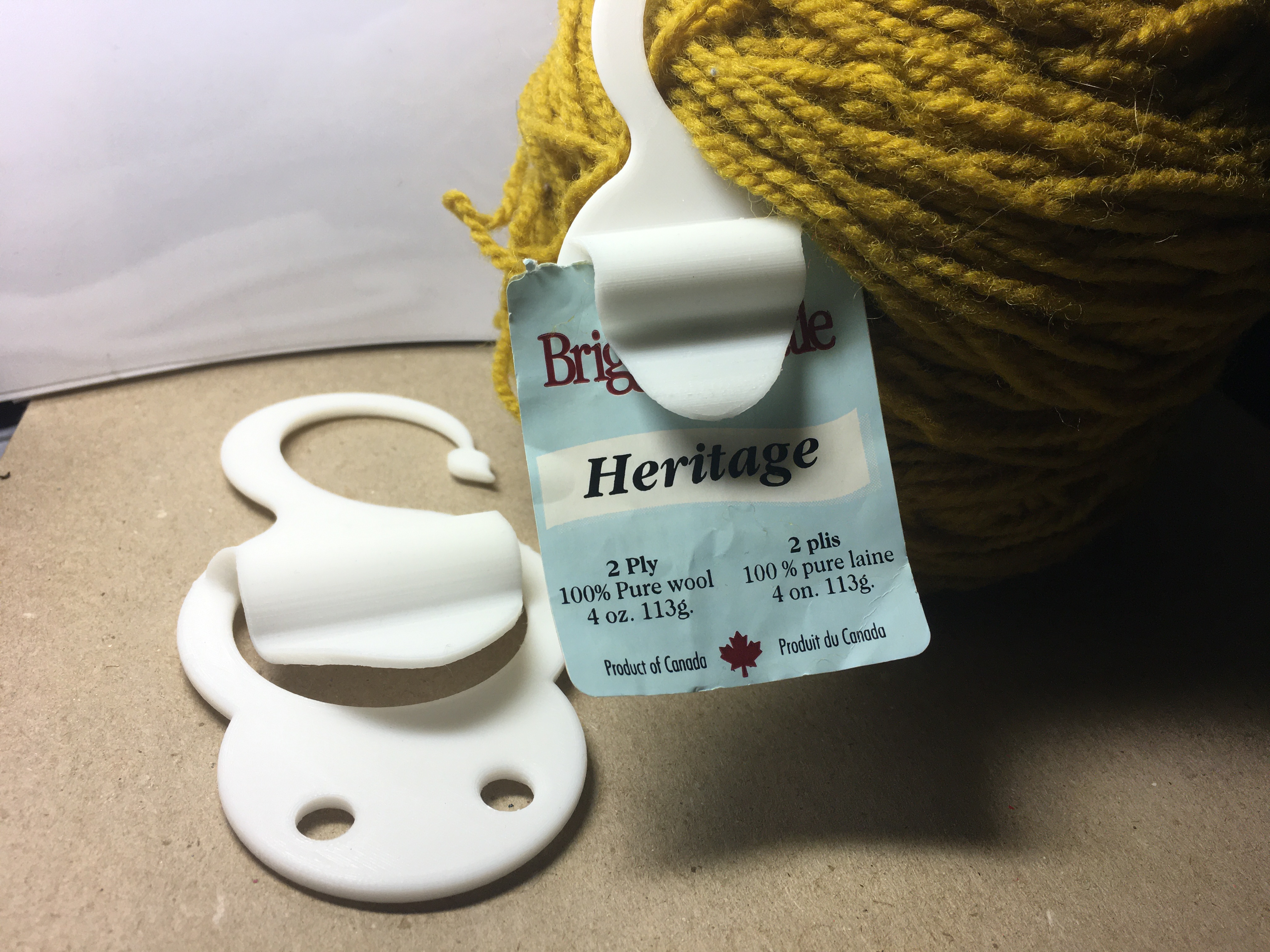 Yarn ball lable tag design #1