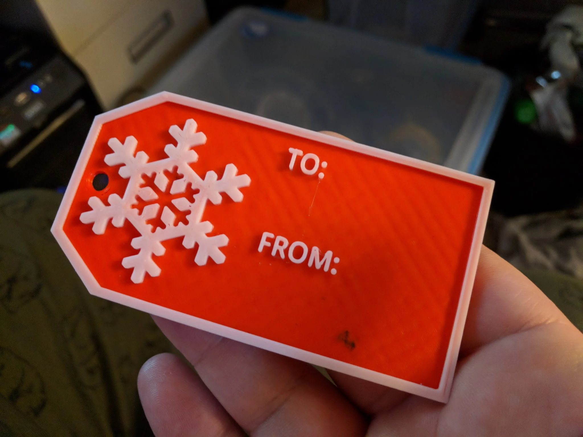 Snowflake Gift Tag