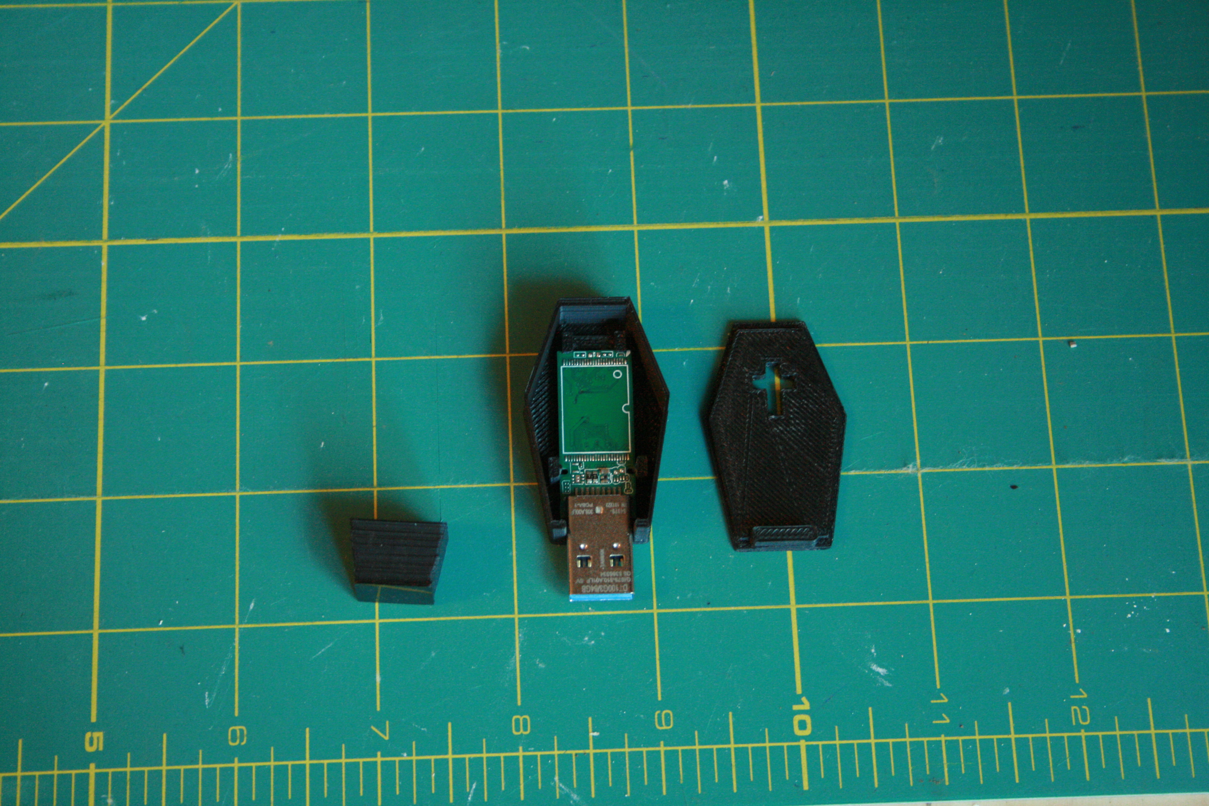 coffin flashdrive case