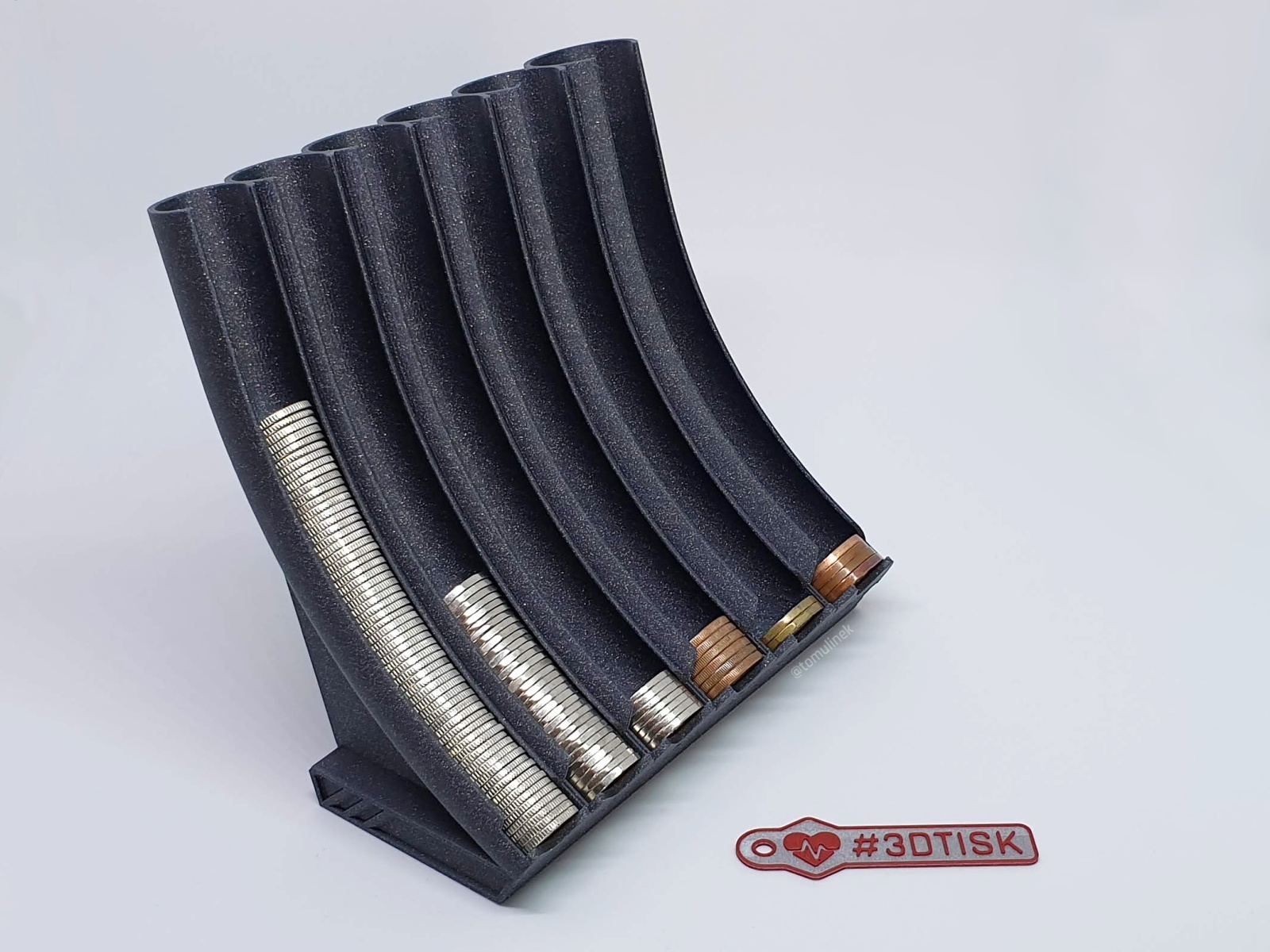 Tom's Czech Crowns Coins Slide and Holder (V2)
