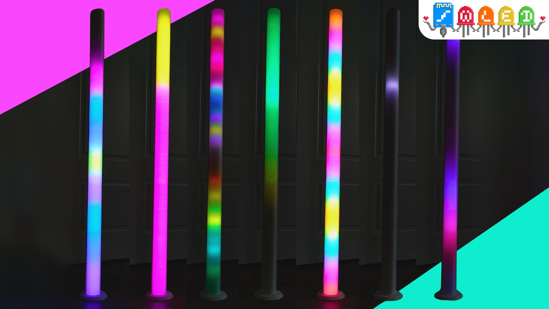 Addressable LED lamp