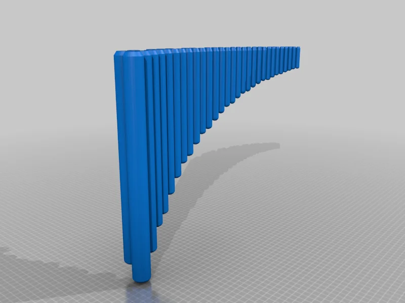 Chromatic pan flute 4 octave Tunable