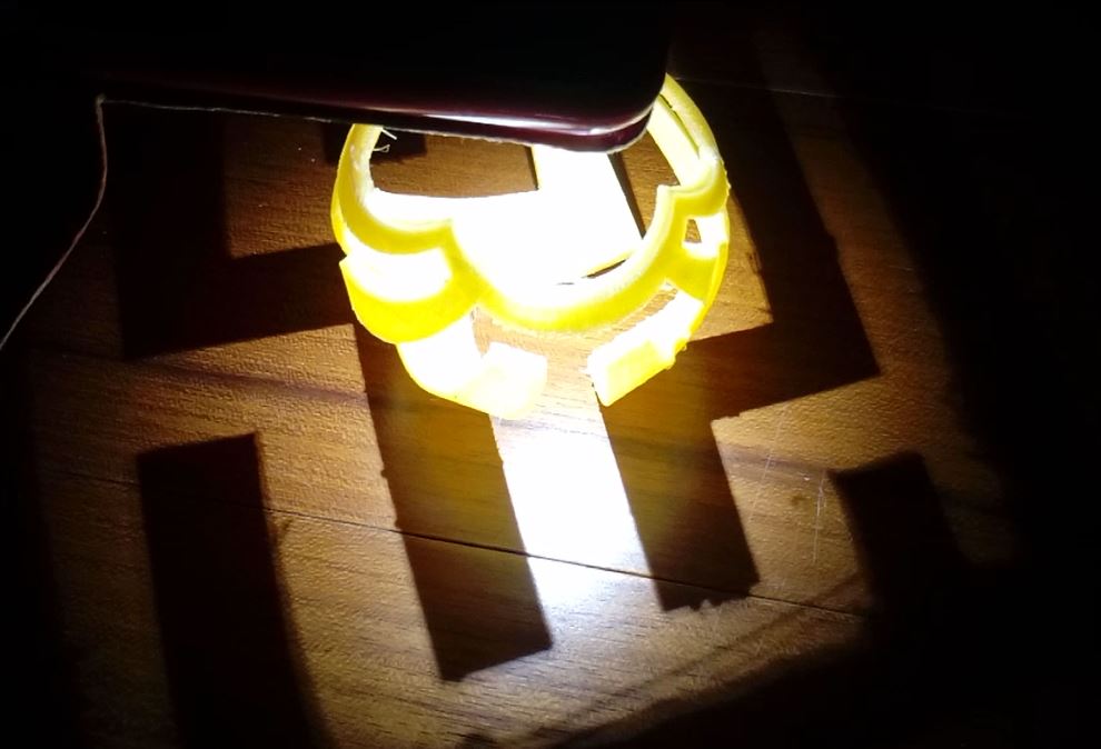 Stereographic projection maze