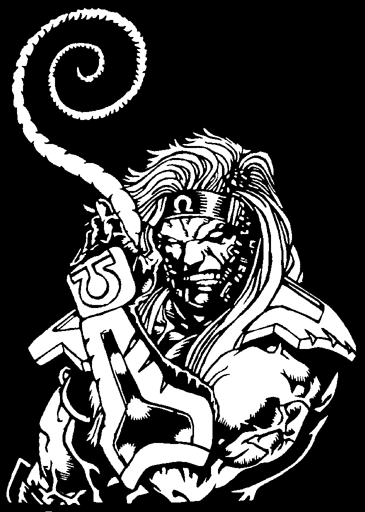 Omega Red stencil