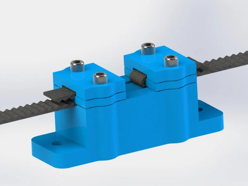 Y Carriage belt holder for Prusa i3