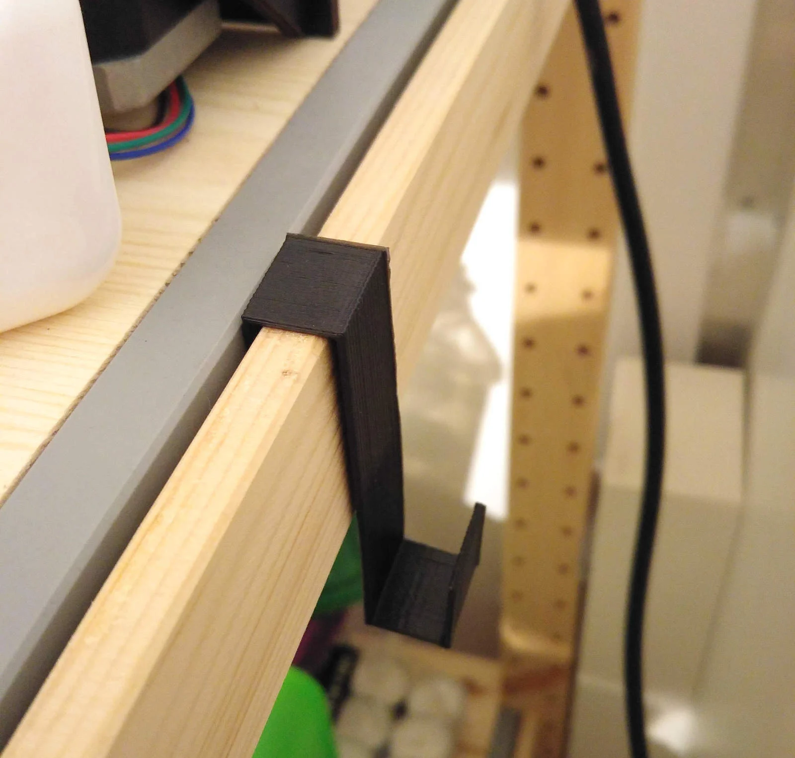 Hook for Ivar shelf (Ikea)