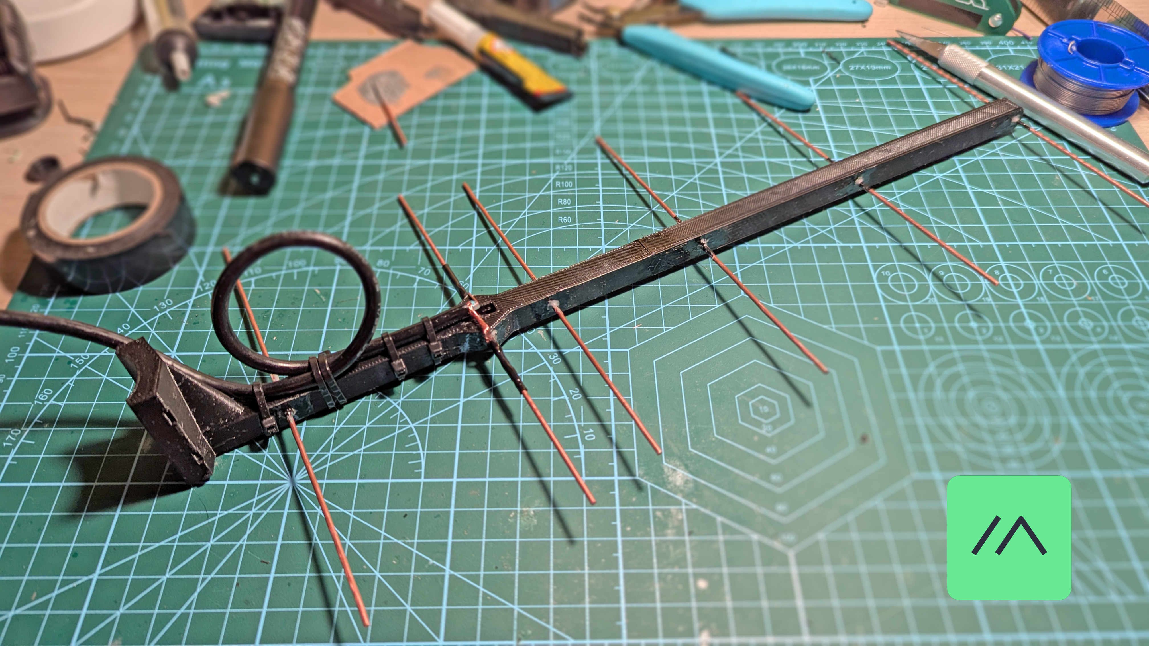 868Mhz LoRa Meshtastic Yagi-Uda directional antenna