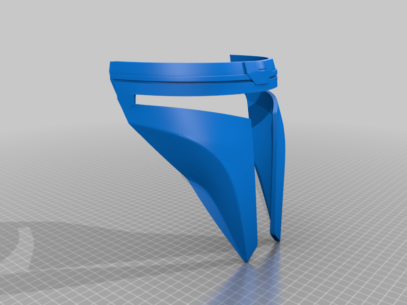 mandalorian helmet visor mold
