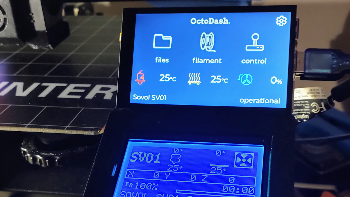 Sovol SV01 Hyperpixel4 mount (minimalistic)