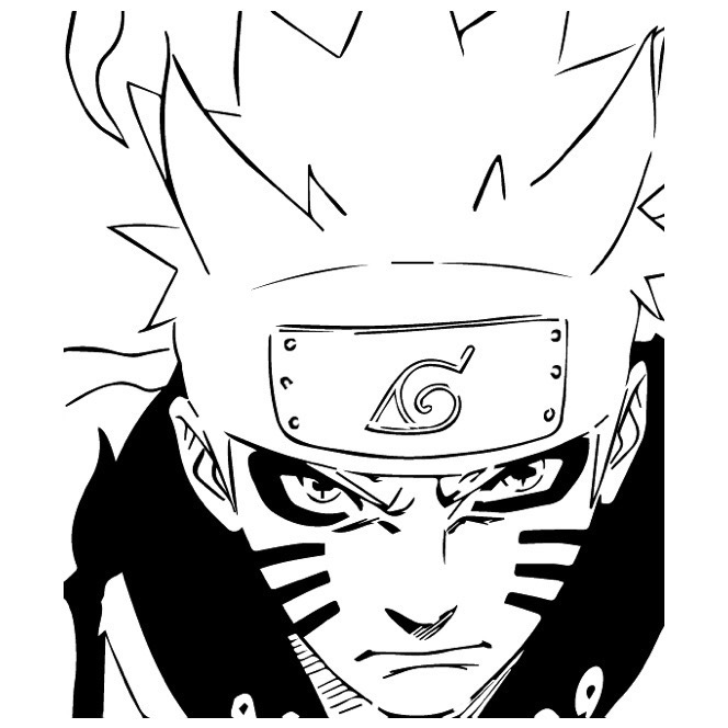 Naruto stencil