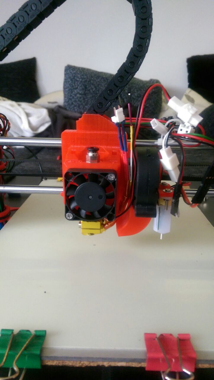bq Prusa i3 Hephestos X-Carriage - customisable modular e3D V6 mount