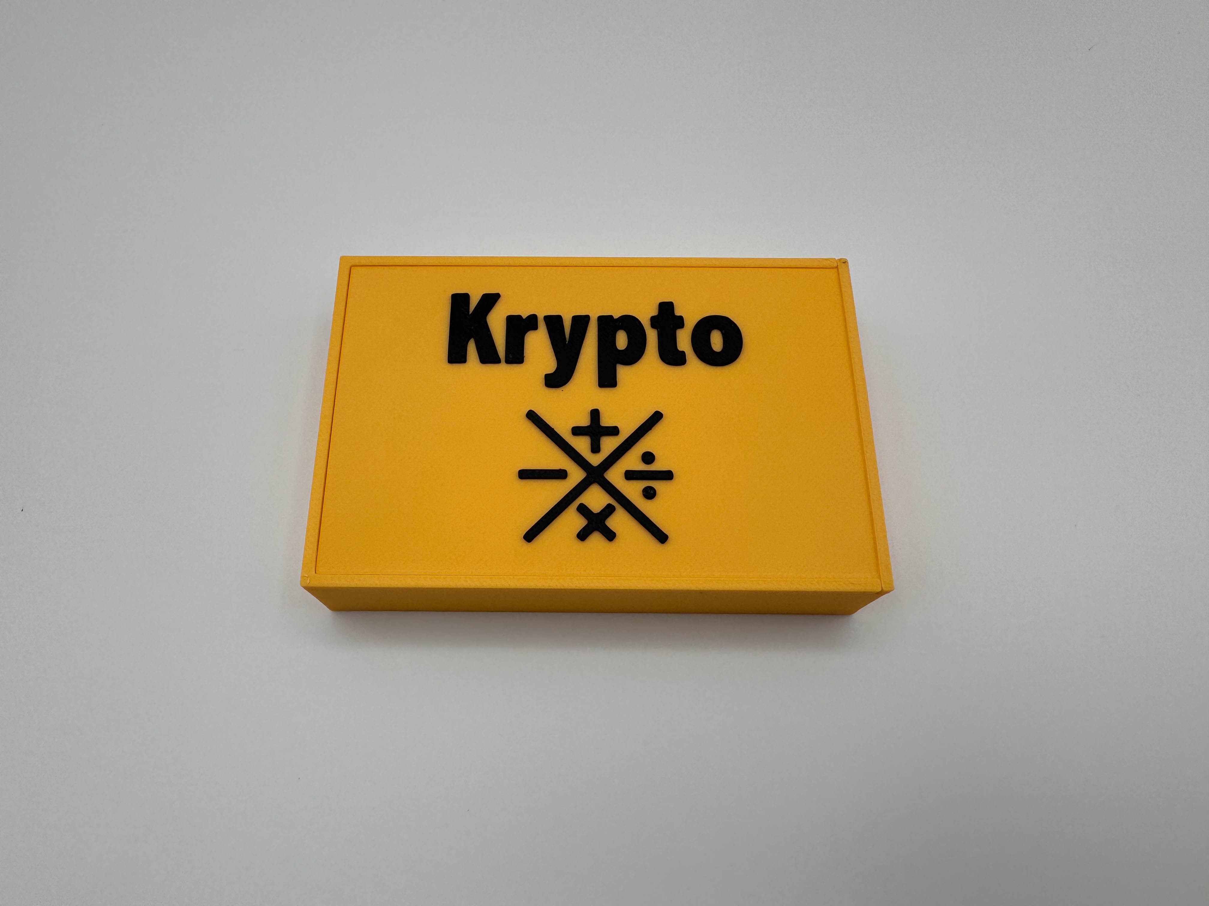 Krypto Math Card Game Box