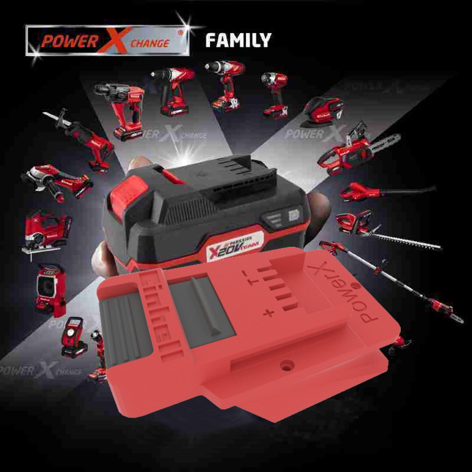 Parkside x20 to EINHELL 18v powerX