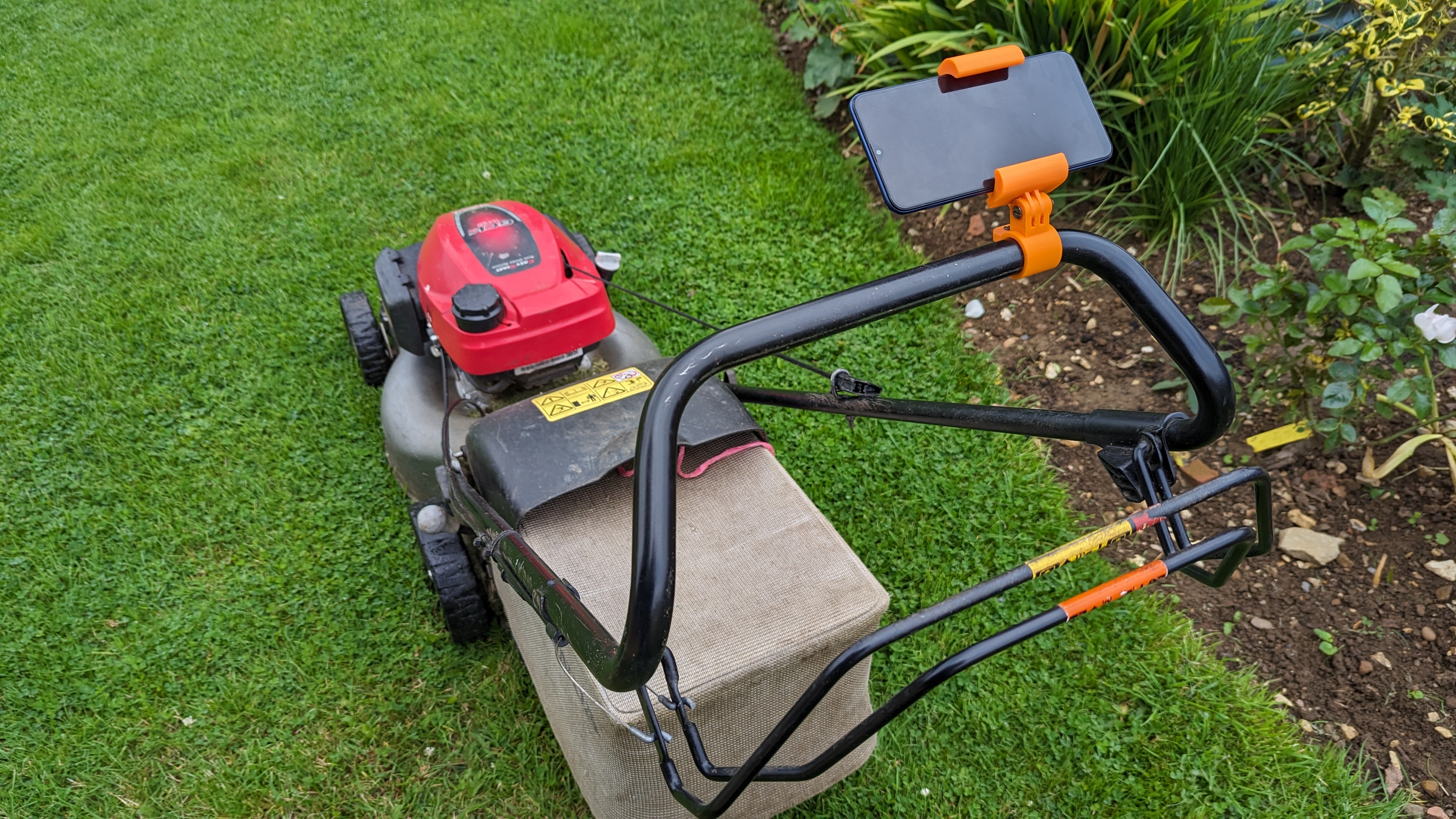 Mower Phone Holder