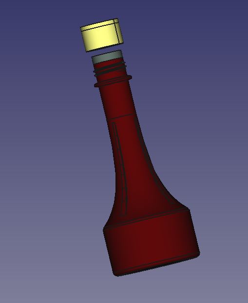 China Lilly Soya Sauce Bottle