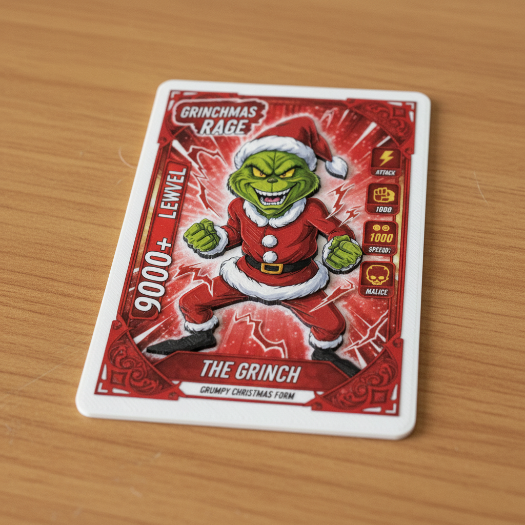 Grinch Rage Card Christmas Edition