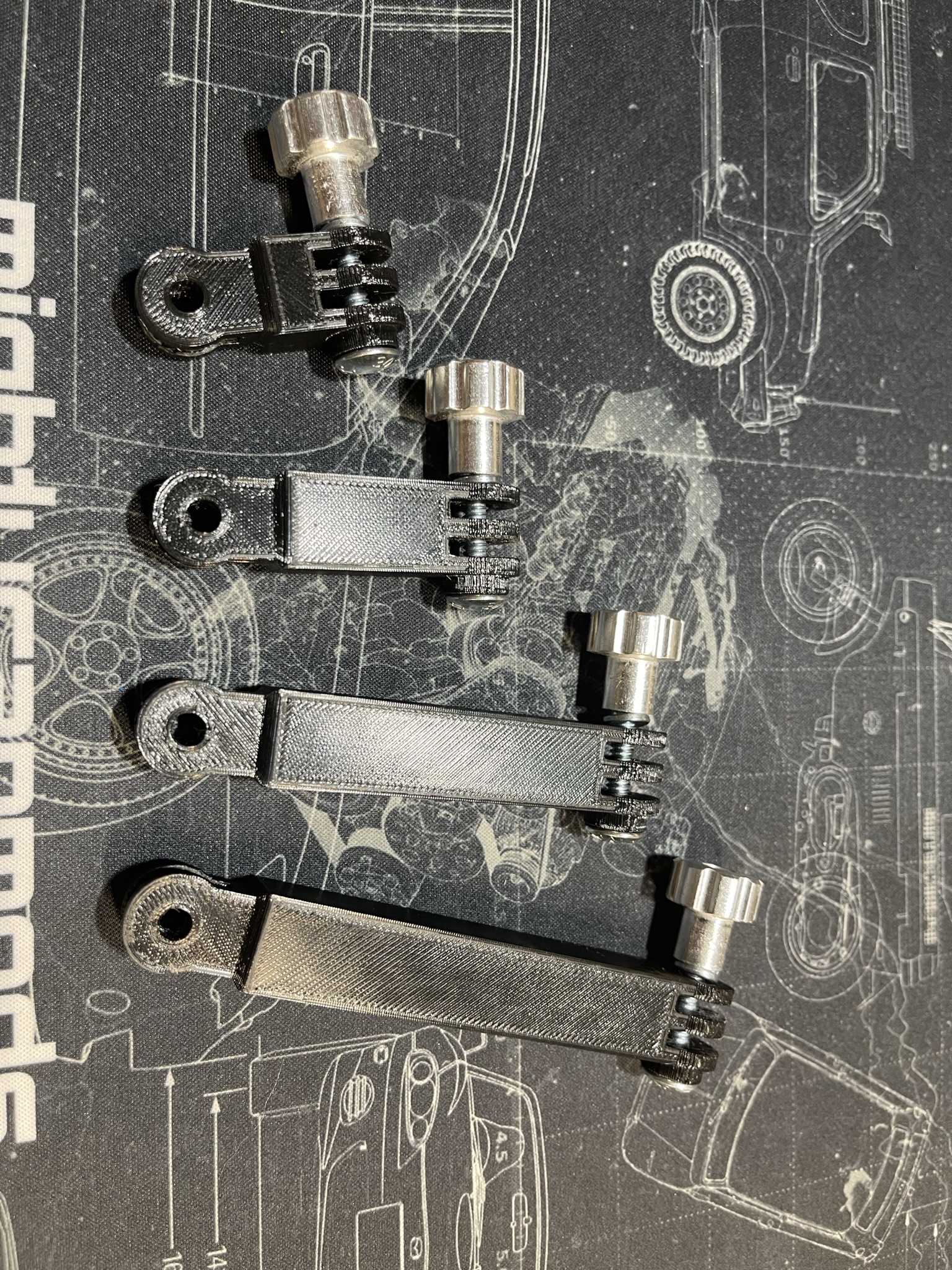 Universal Action Camera Arms / Extensions - aCJ-VarLengthExt