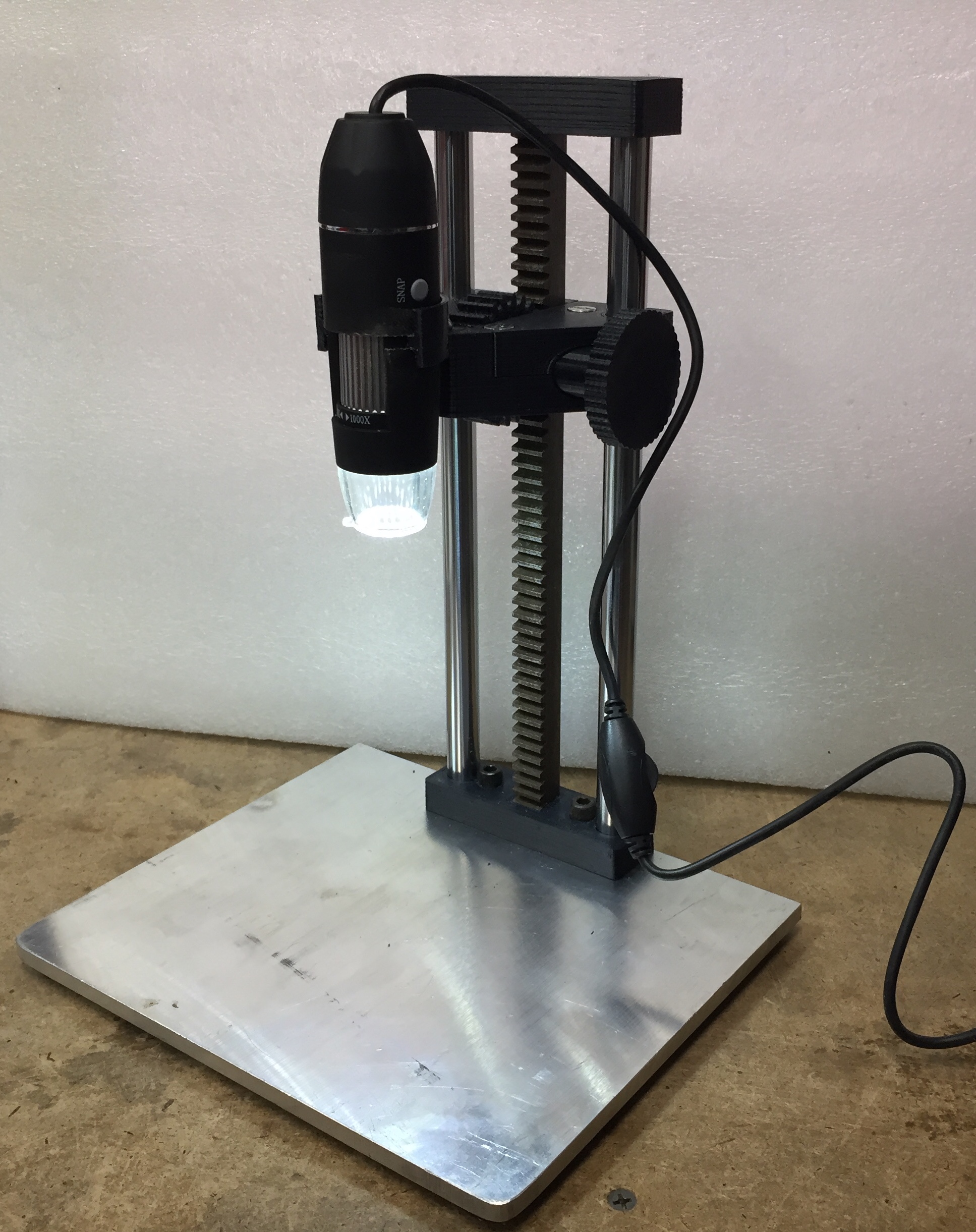 USB Microscope Adjustable Base