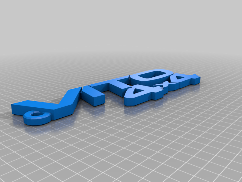 Vito4x4 Vito 4x4 badge keychain remake