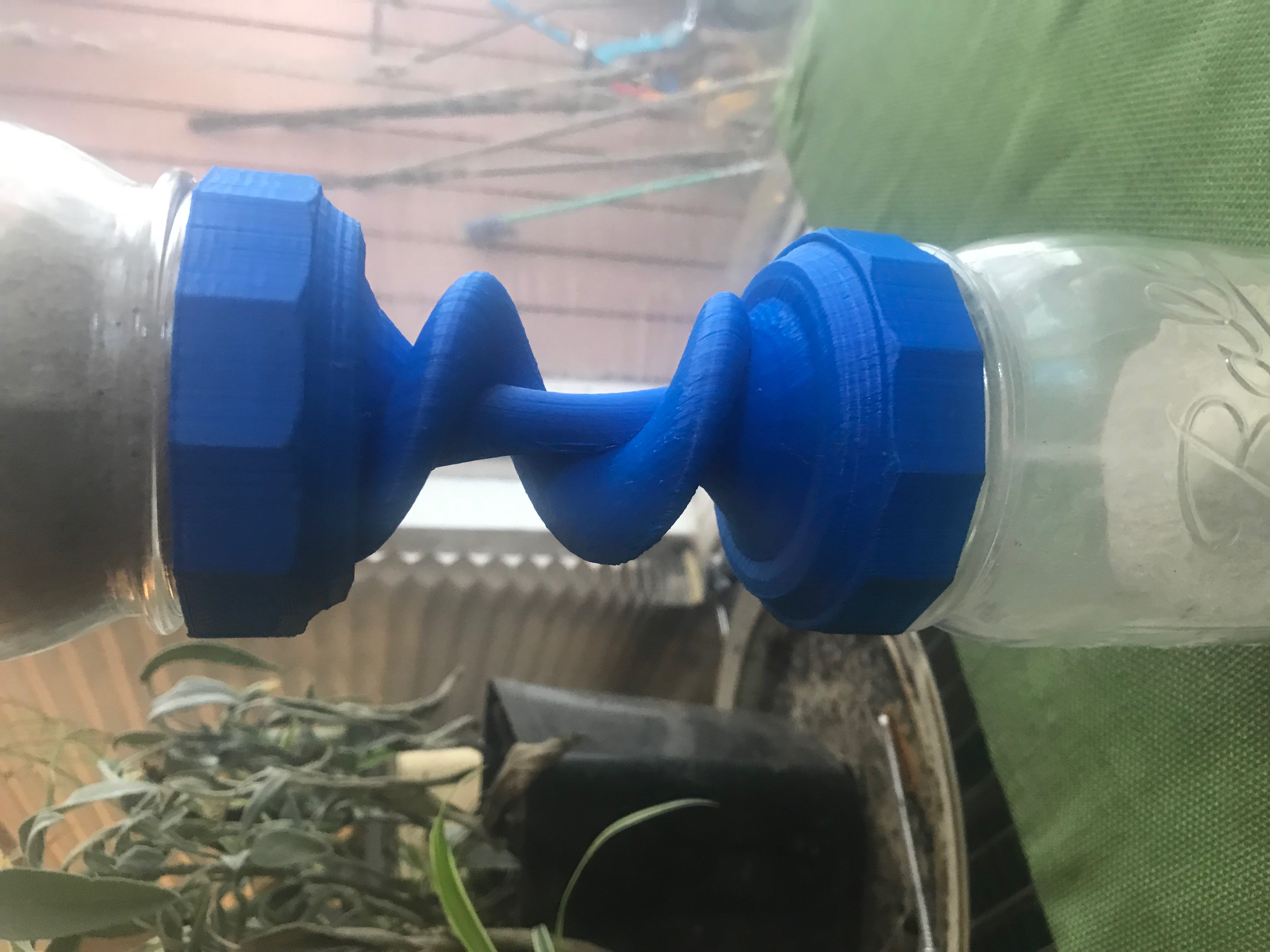 Mason Jar Hour glass