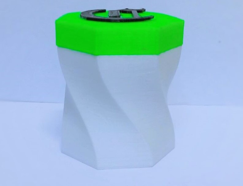 Heptagon Box Twisted Design   [With THREAD]