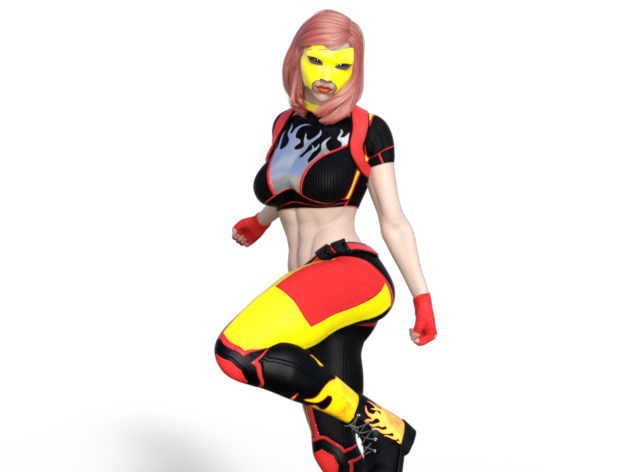 Super heroine Figure