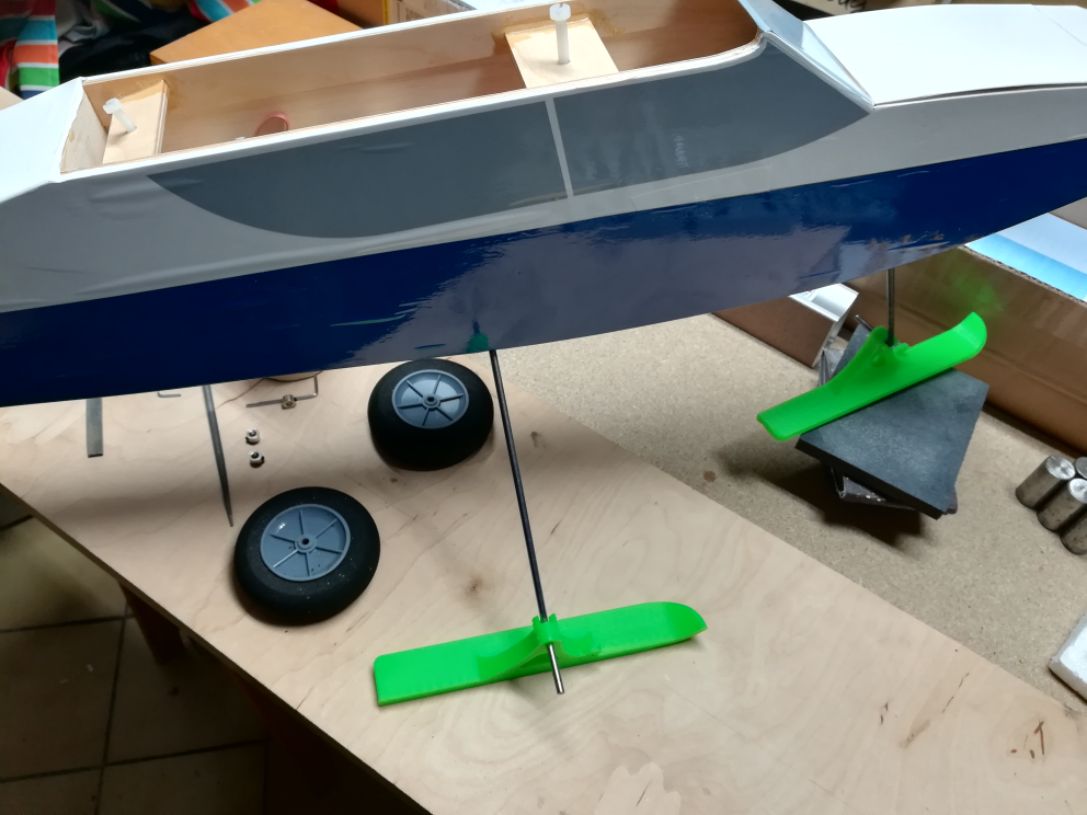 RC Plane Ski (Big Easy Hoellein) for 1,4m wingspan RC-planes