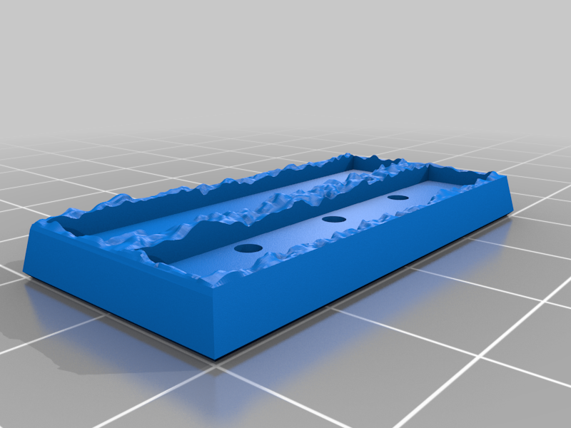 Infantry Base (Textured) (7mm Slot)