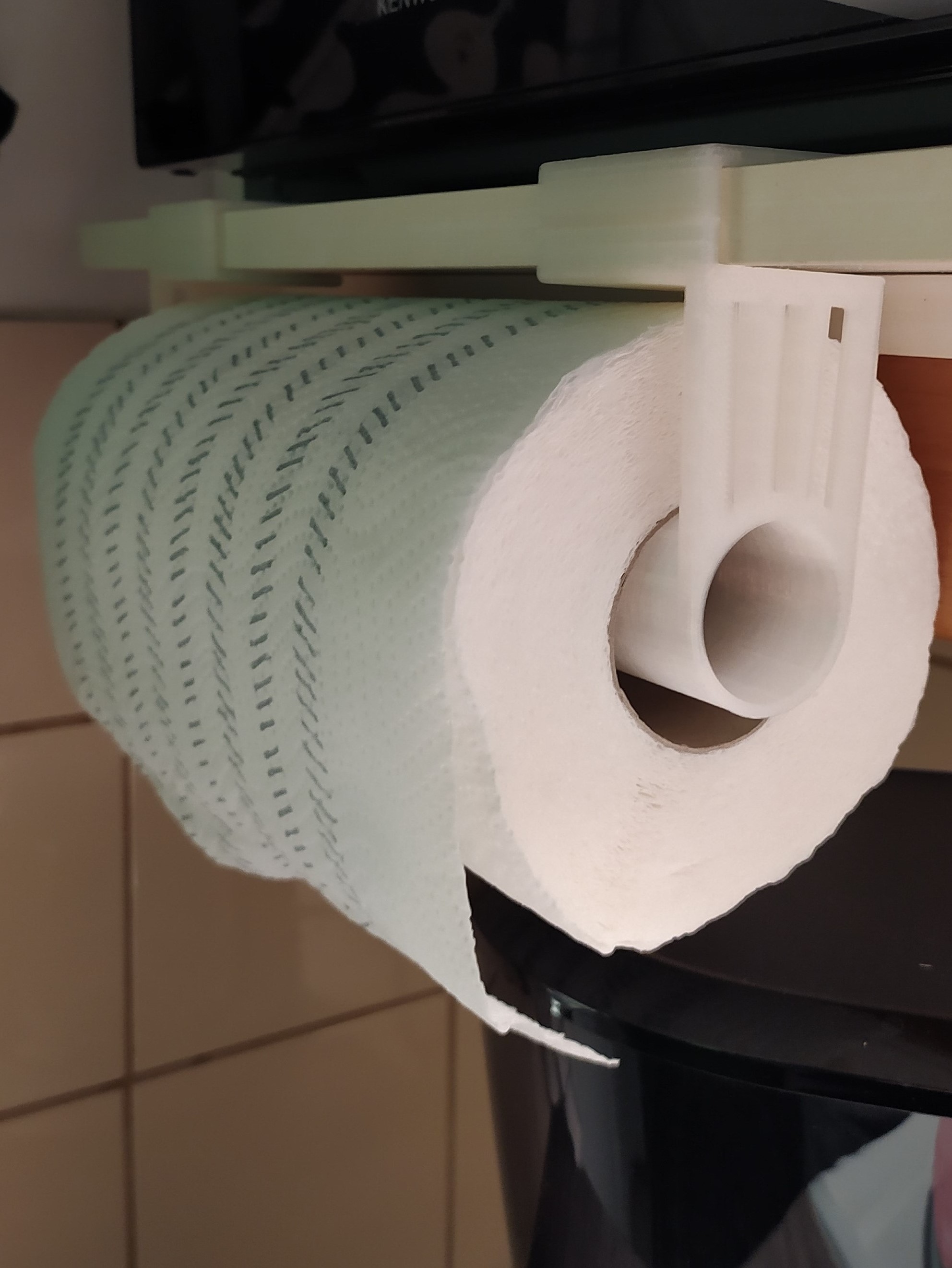 Paper towel holder (for 15mm shelf)