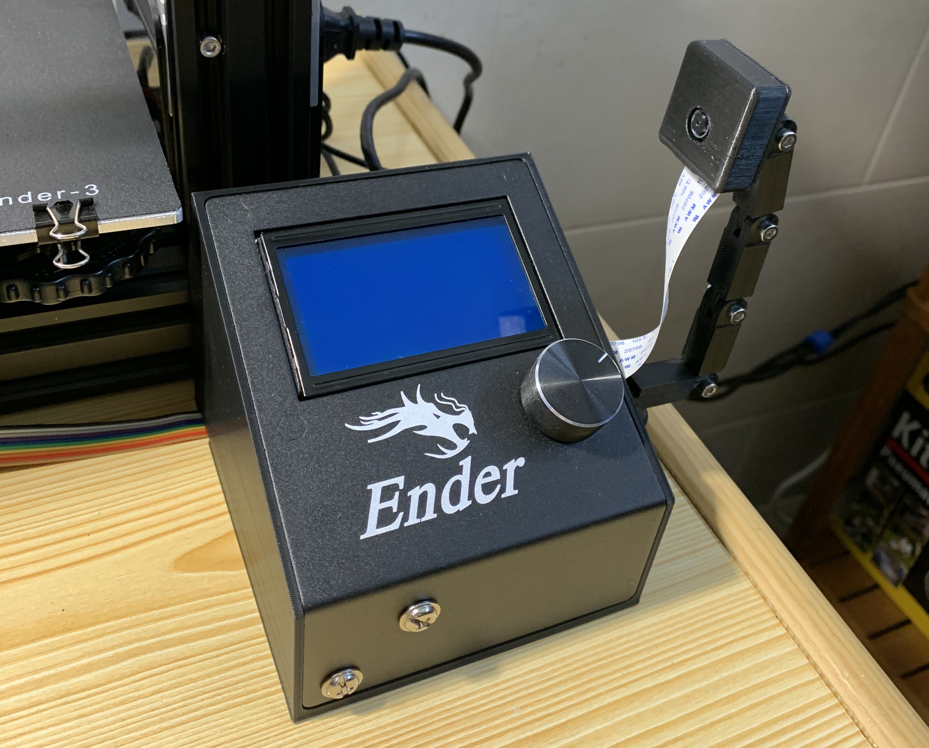 Creality Ender-3 station (LCD + Raspberry Pi)