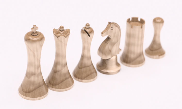 Minimal-ish chess set