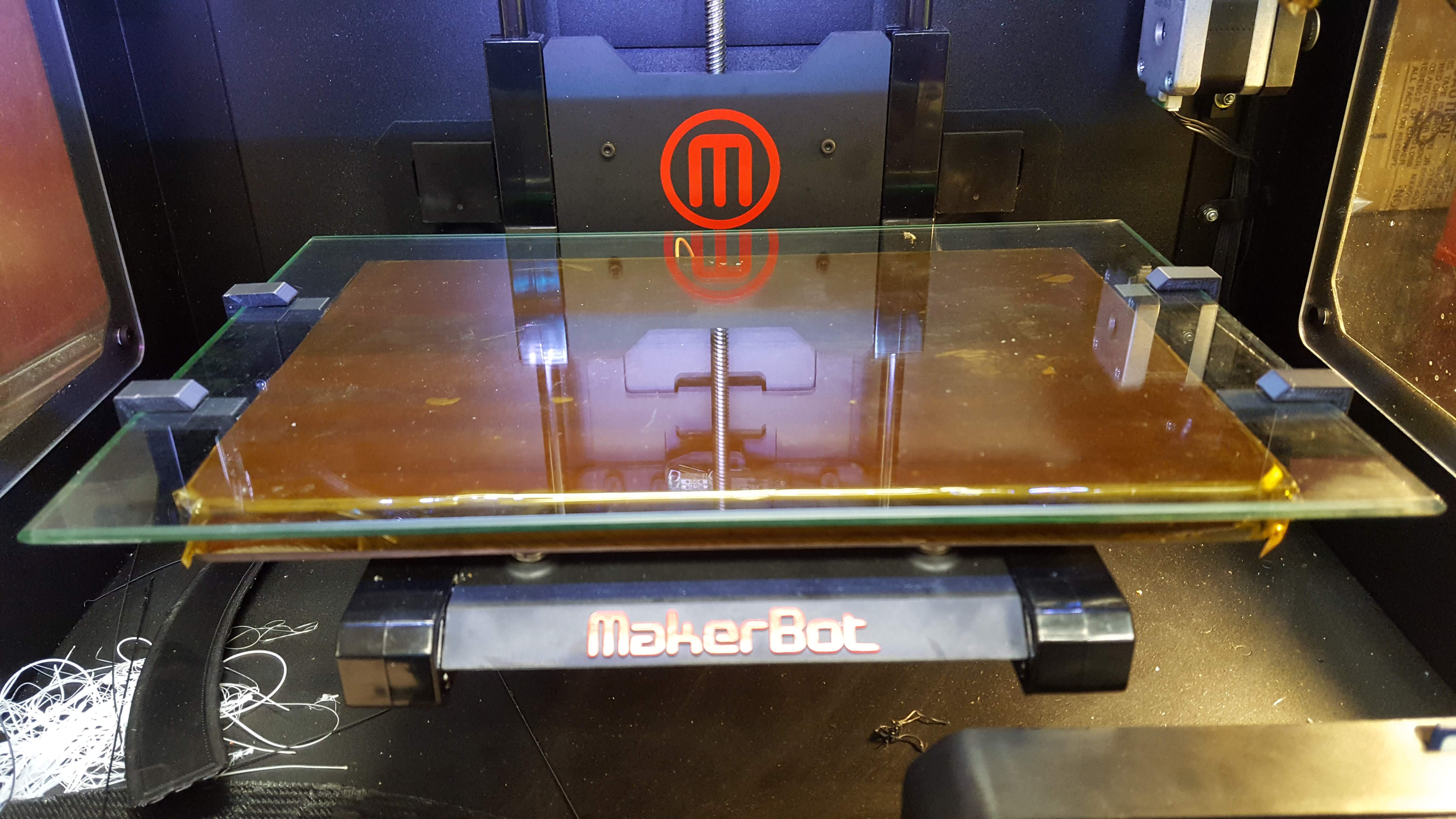 Replicator 2X Borosilicate Glass Plate Clips