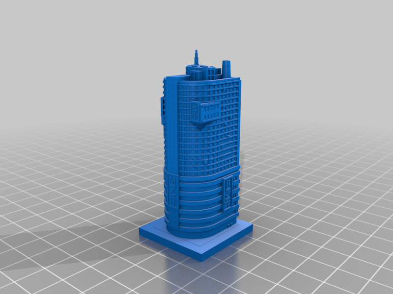GreebleCity Cyberpunk: Gecorp Marketing Building