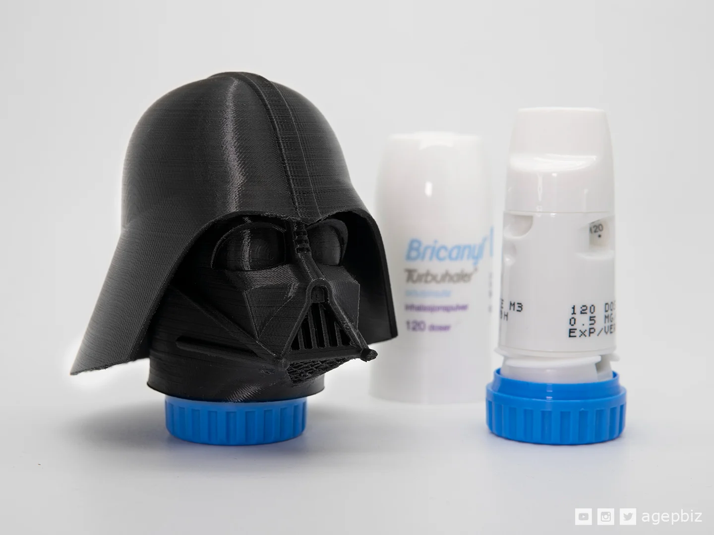 Darth Inhaler - Customized Asthma Inhaler - Darth Vader