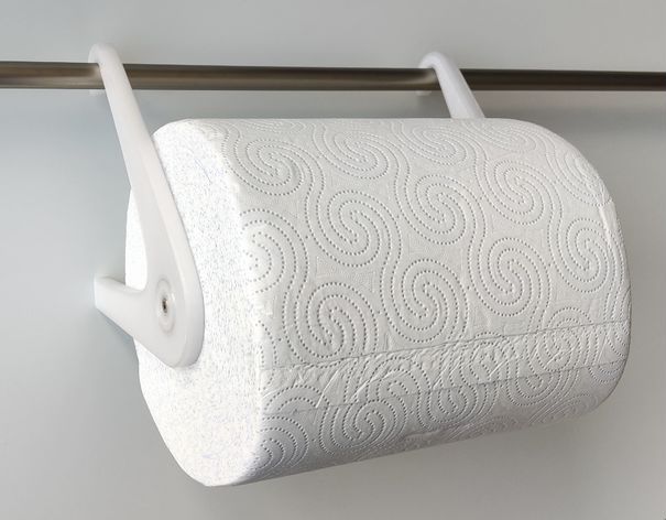 Paper towel holder, 16mm rail or Ikea KUNGSFORS
