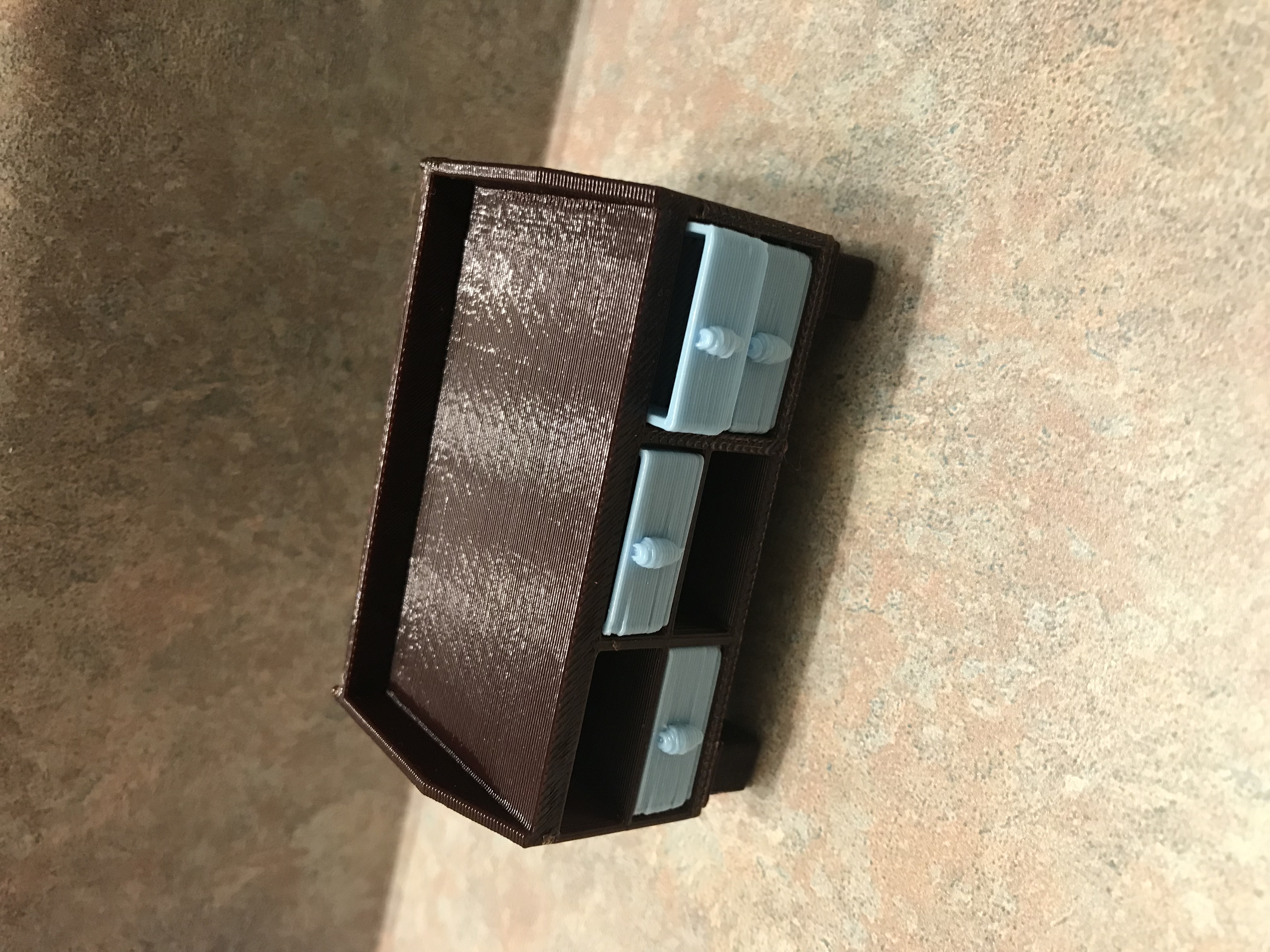 Dollhouse dresser with drawers change table