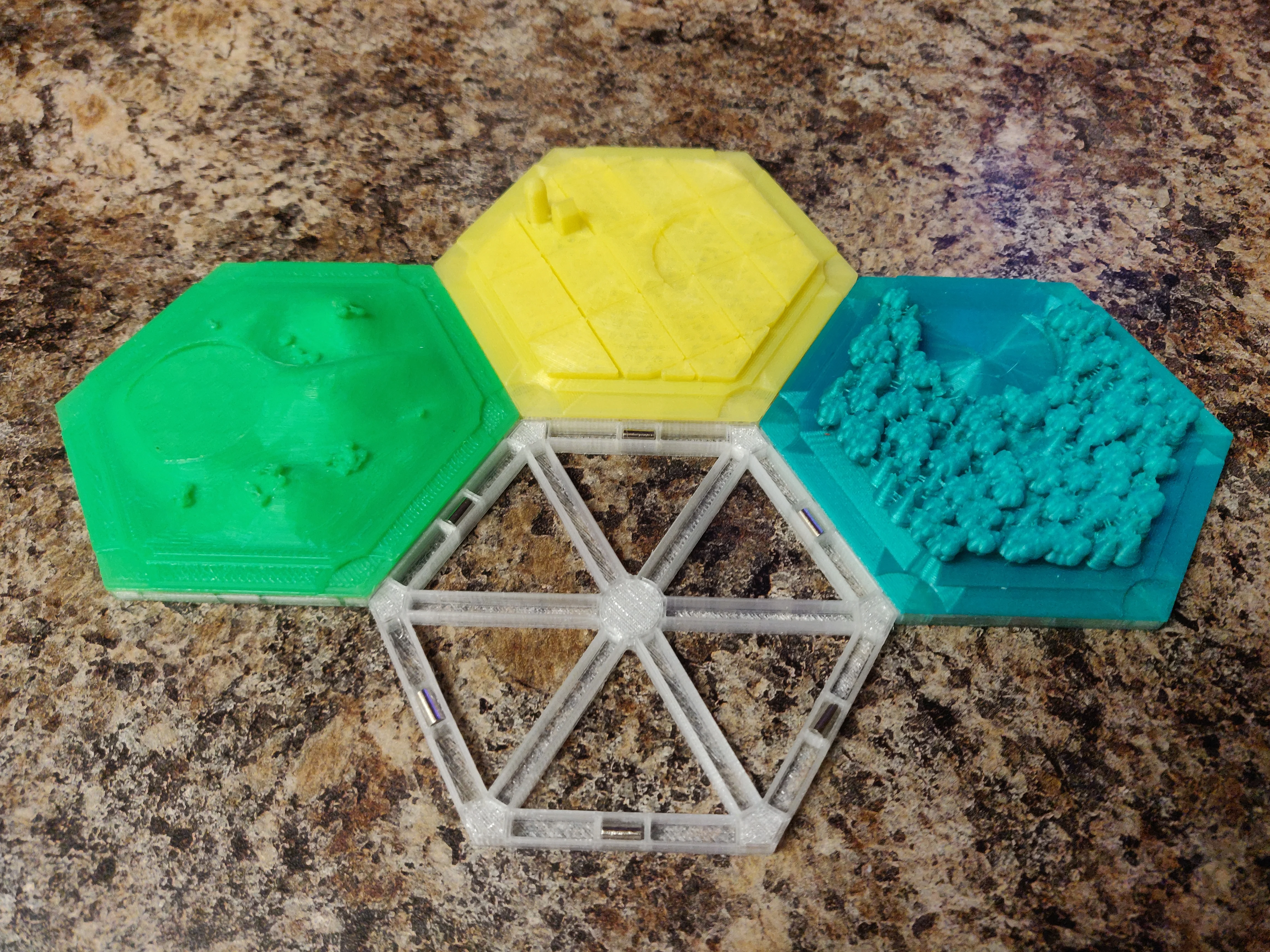 Catan Magnet Base 6x3 mm cylindrical magnets