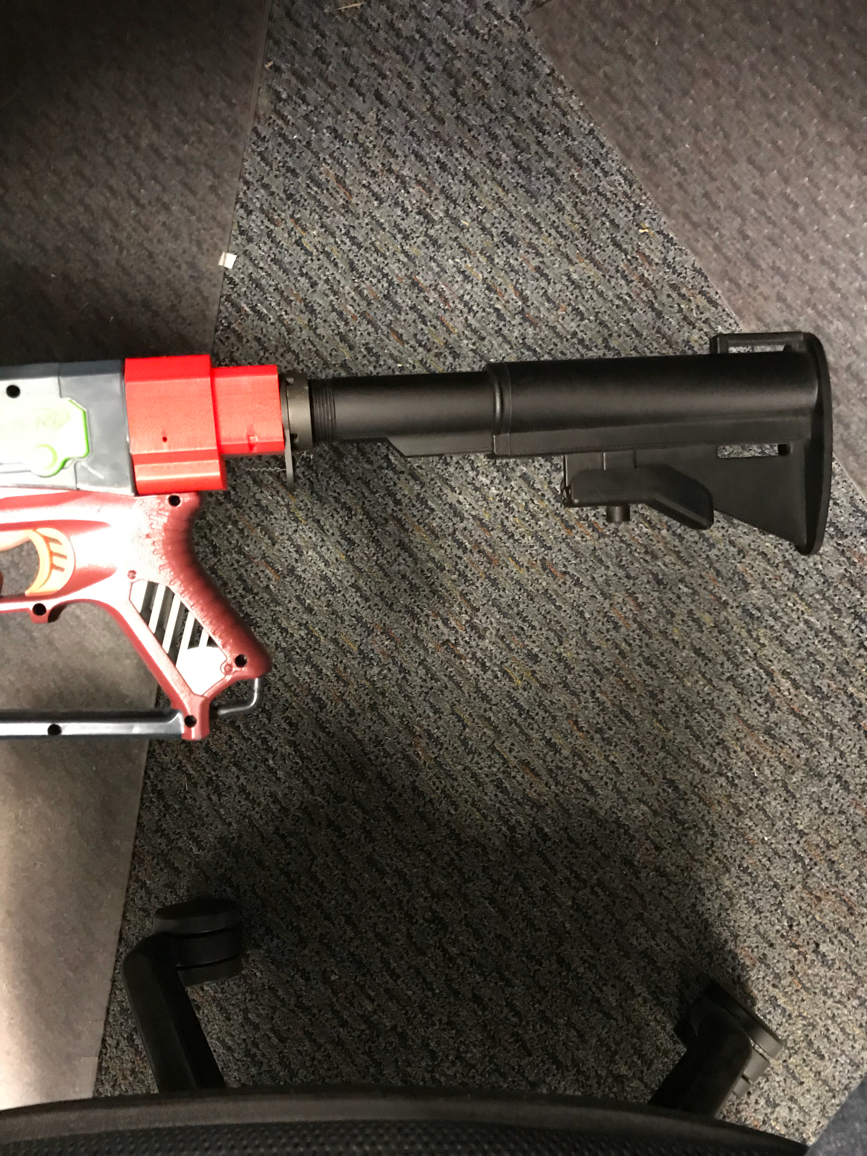 Nerf M4 Stock Adaptor (MilSpec)