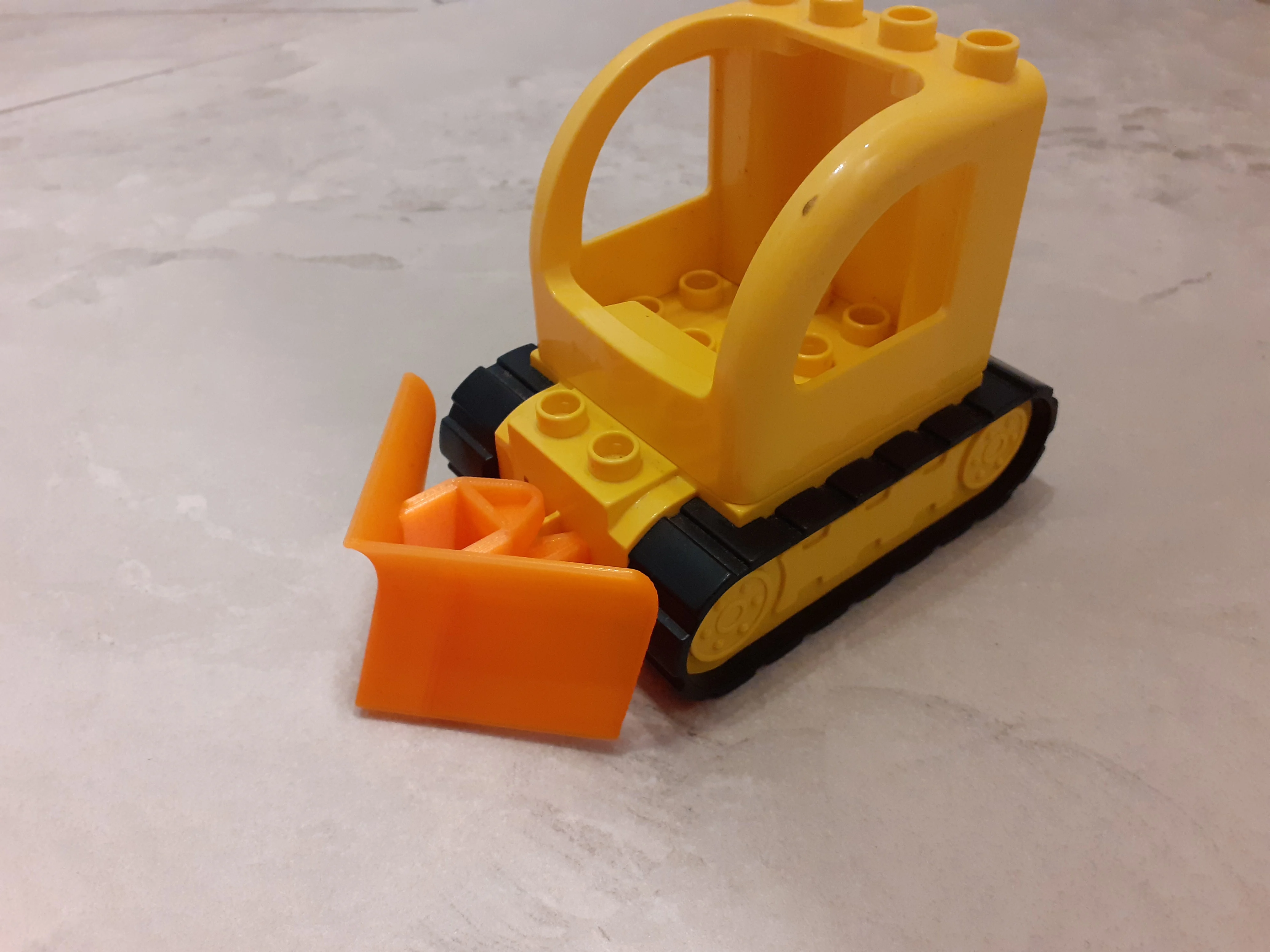 Lego Duplo snowplow