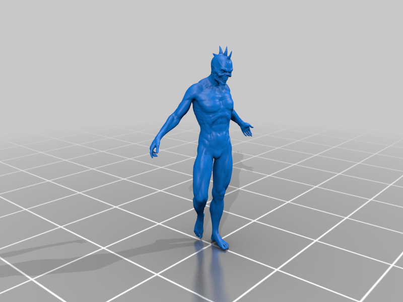 DEAMON SKULL MAN STAND FREEE